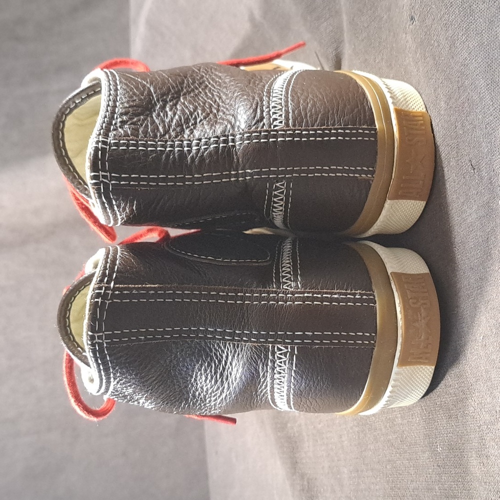 Converse Chuck Taylor All Star Hiker Hi Chocolate Leather Sneakers VG US 7.5 - Picture 2 of 16